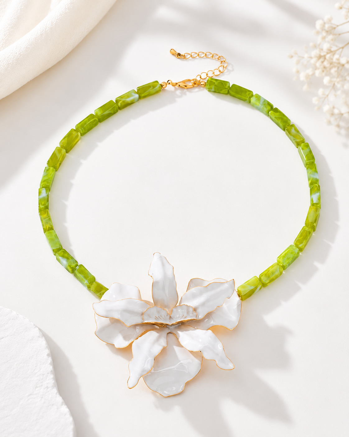 ORCHID NECKLACE