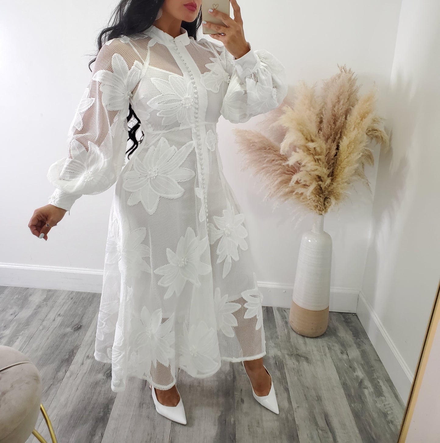 INSPO MAXI DRESS WHITE