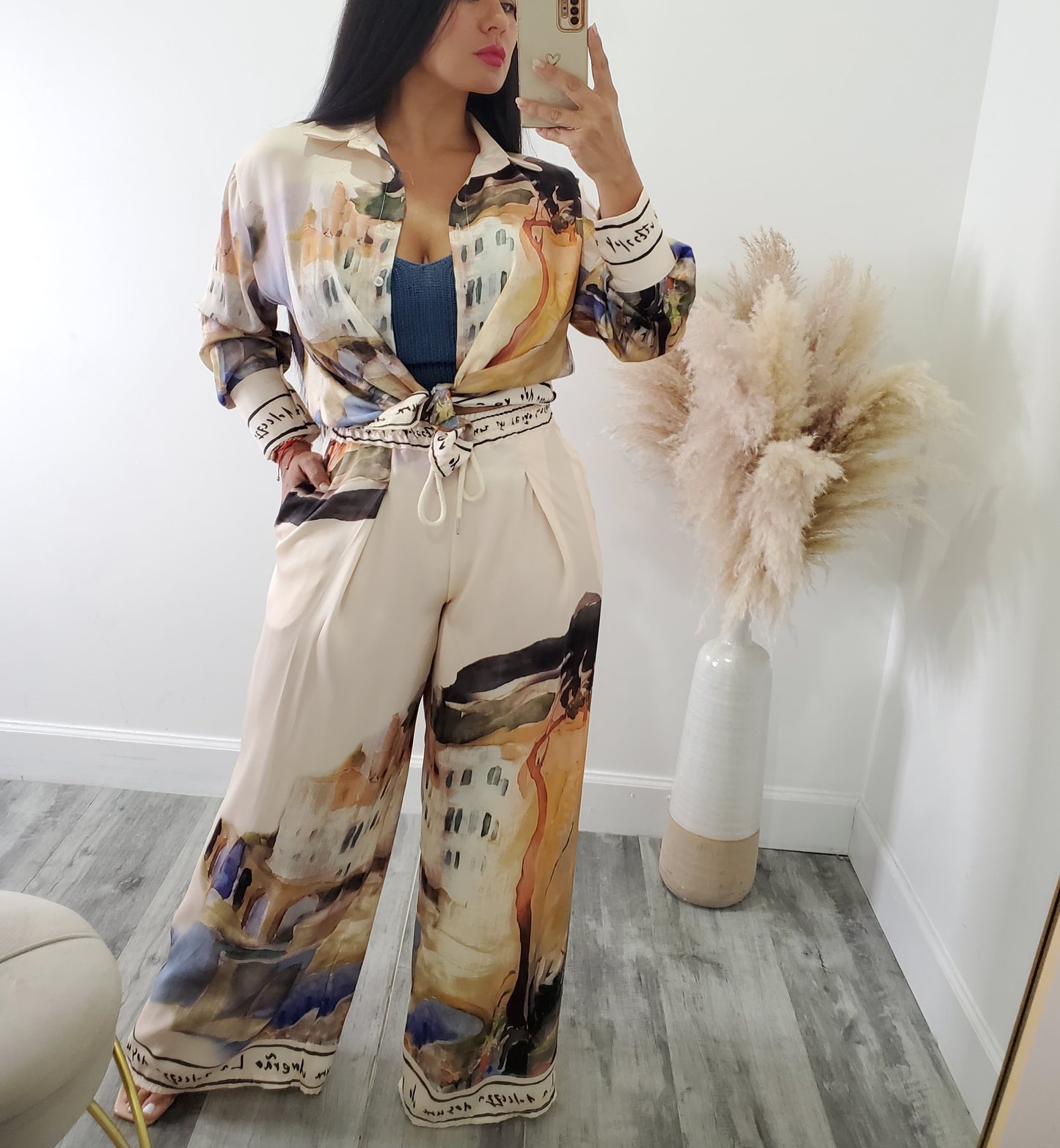 Santorini pant set