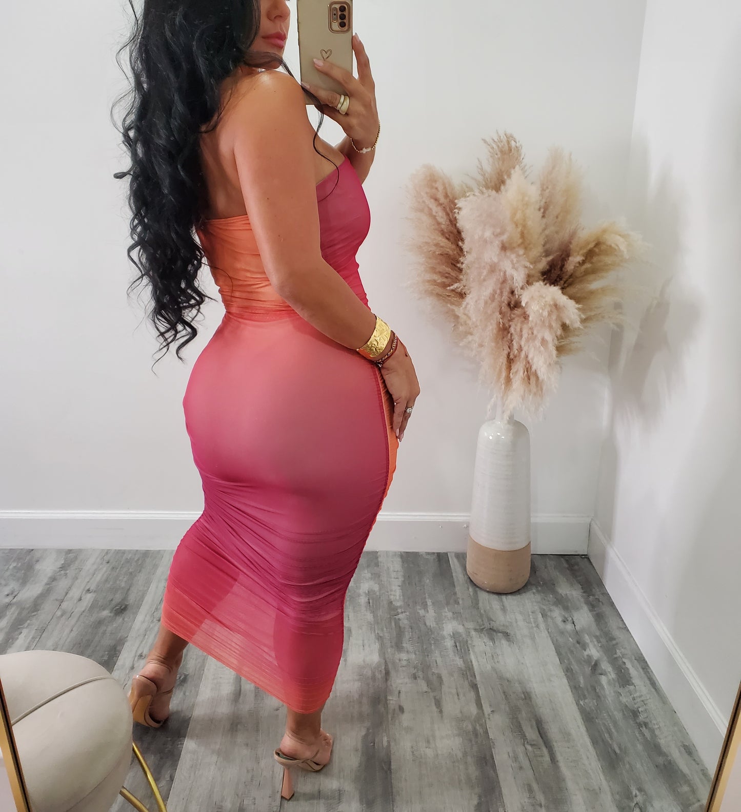 Las olas midi dress