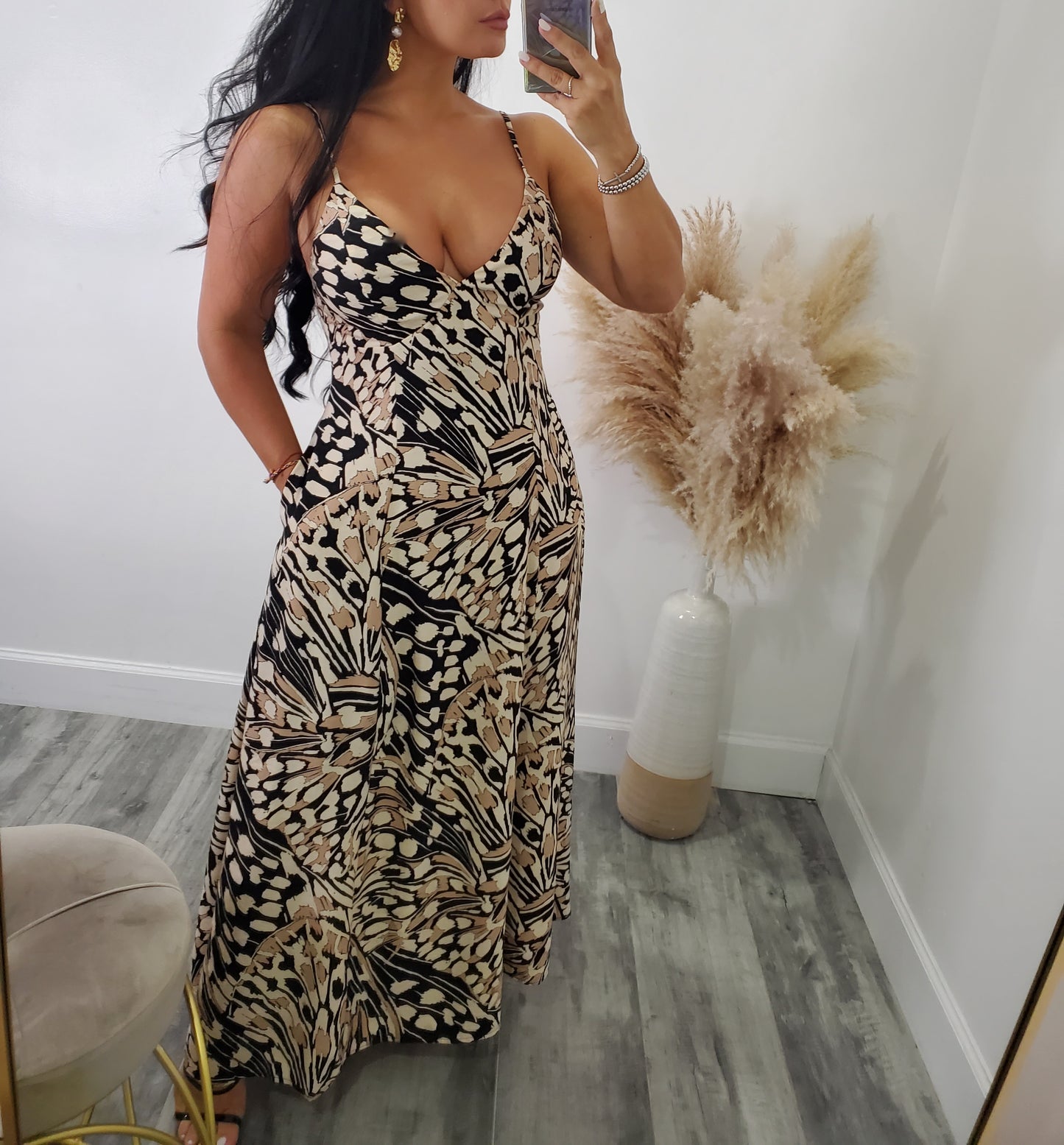 Above and beyond maxi dress