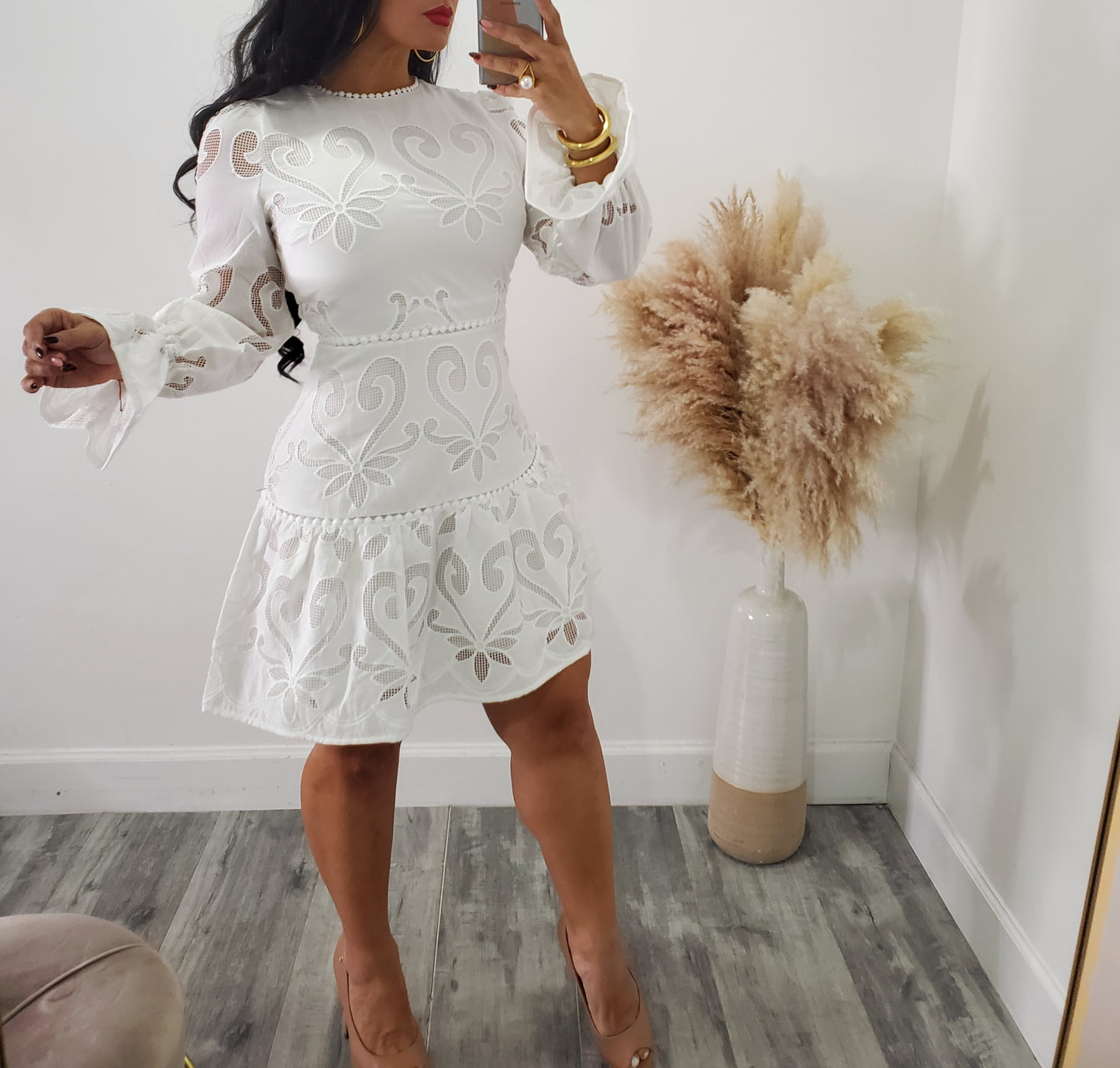 SNOW GRACE MINI DRESS