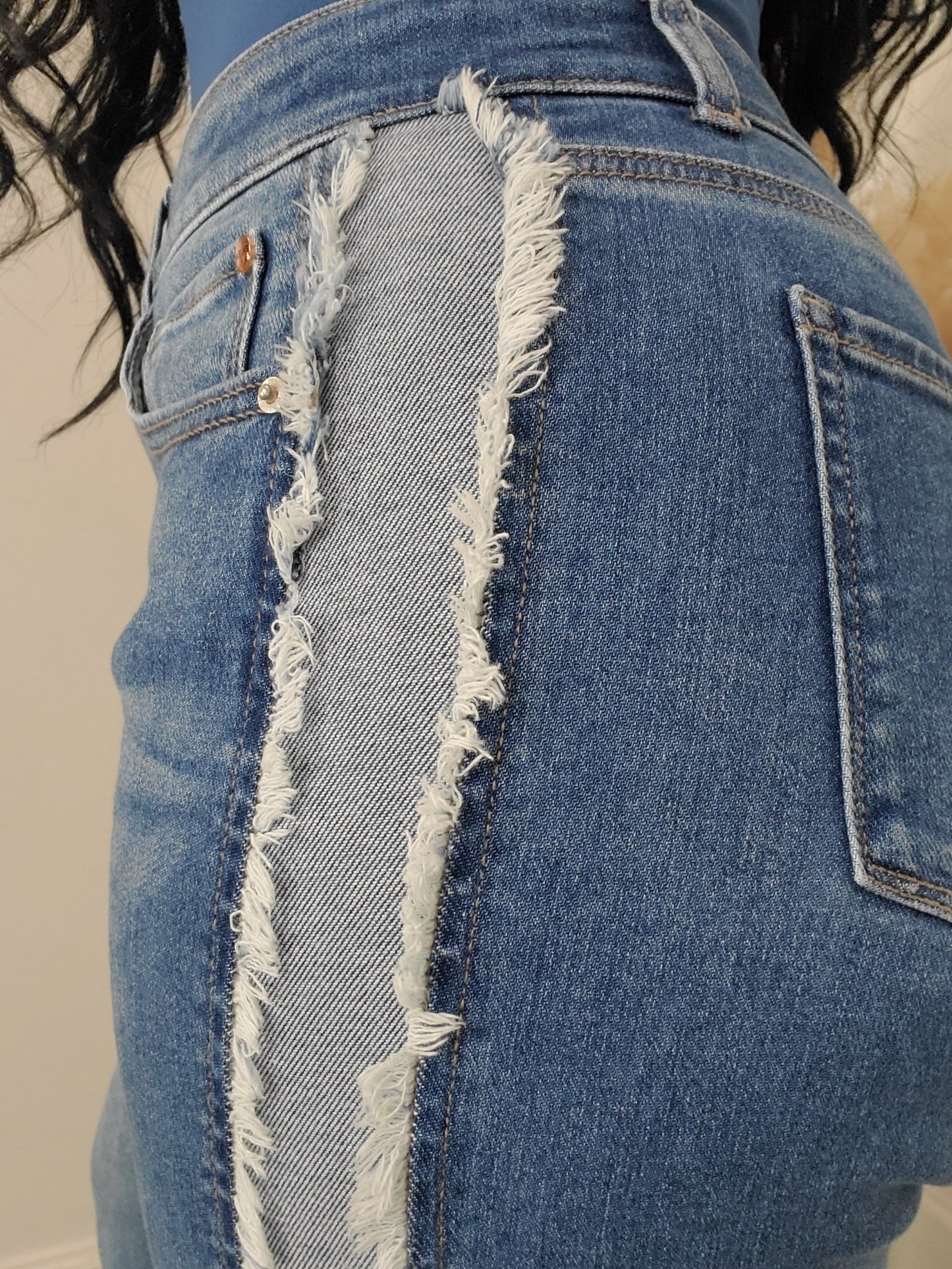 SIDE CONTRAST JEANS