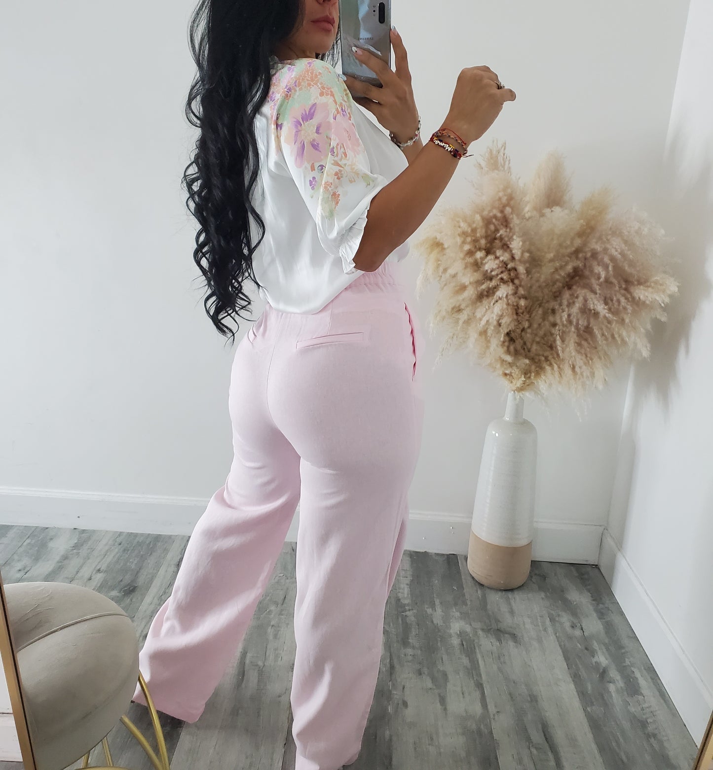 AZURE LINEN PANTS