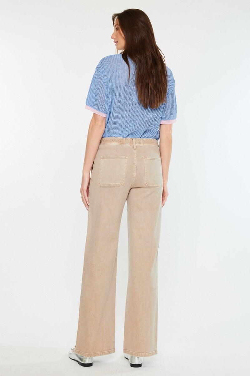 High Rise Wide Leg jeans