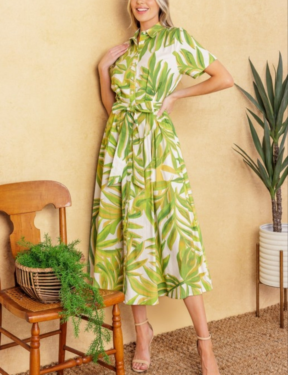 LEYLA MIDI DRESS