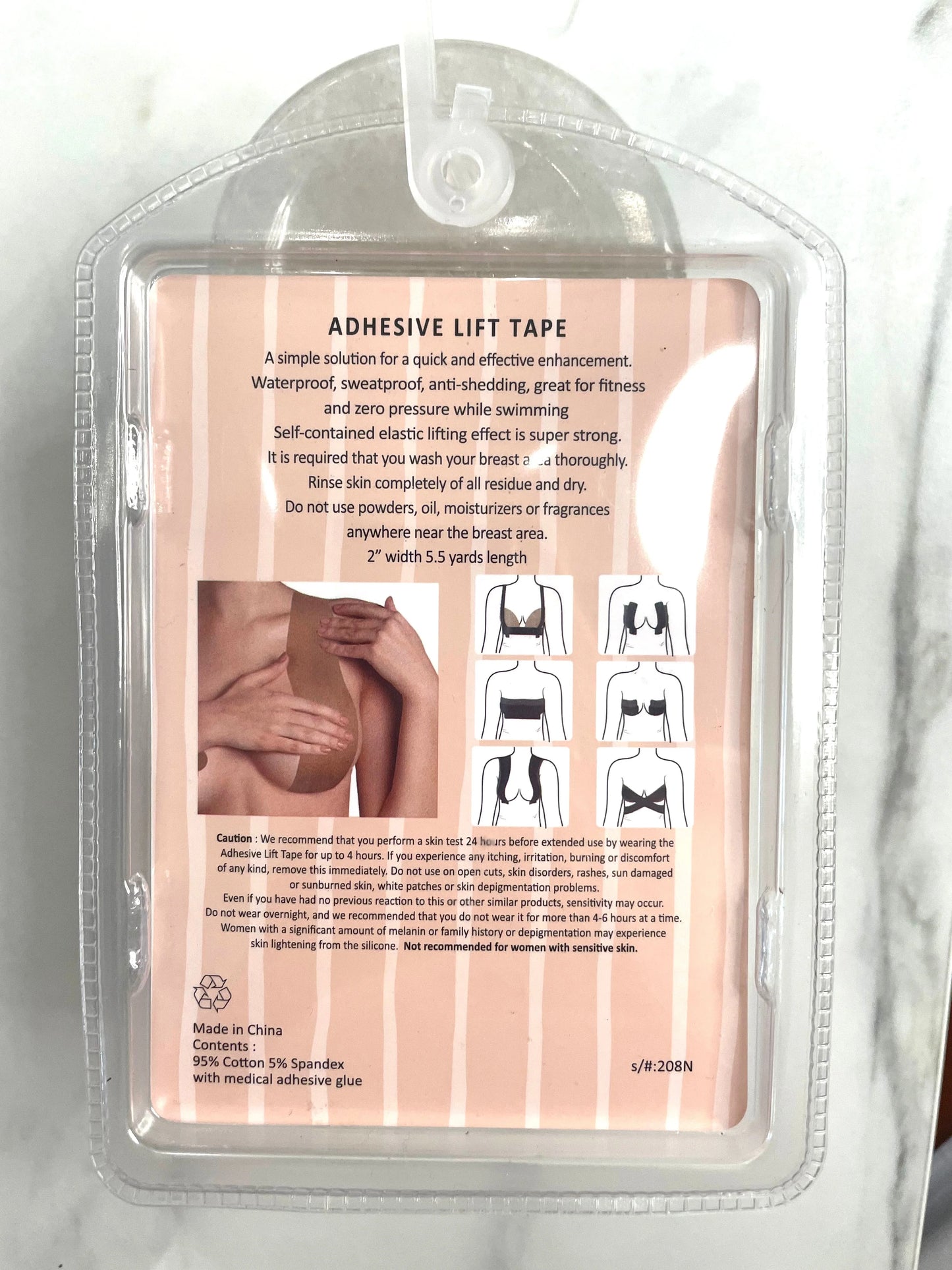 Adhesive lift Tape