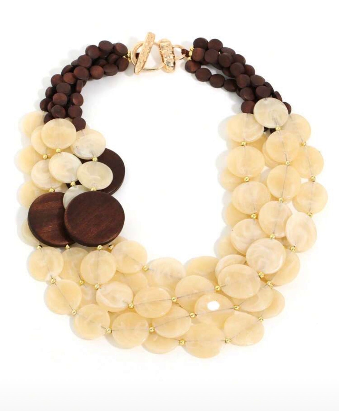 IVORY WOOD NECKLACE