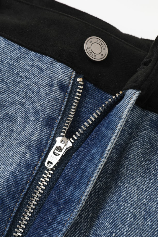 Detail Denim Pants