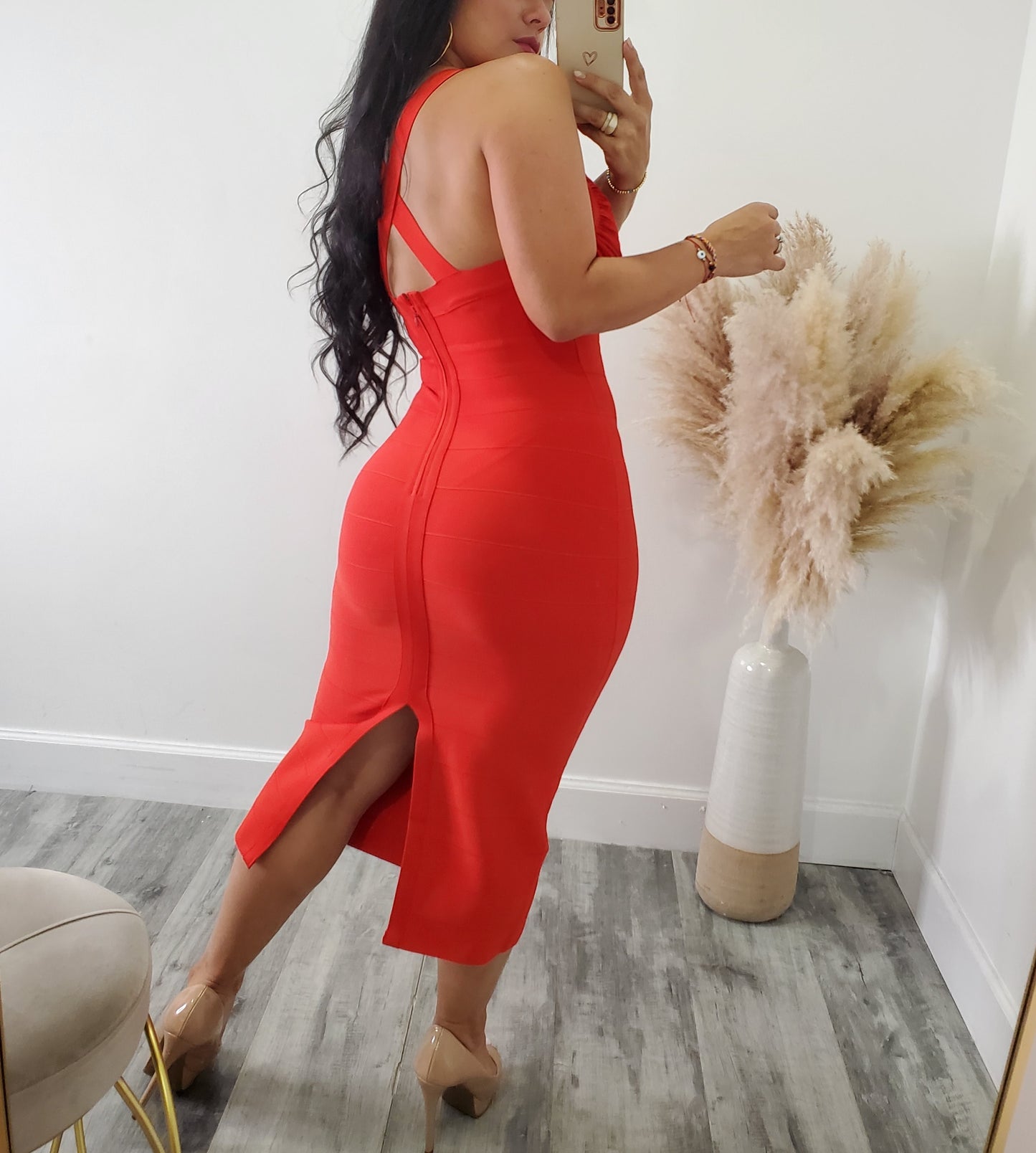 Chic midi dress