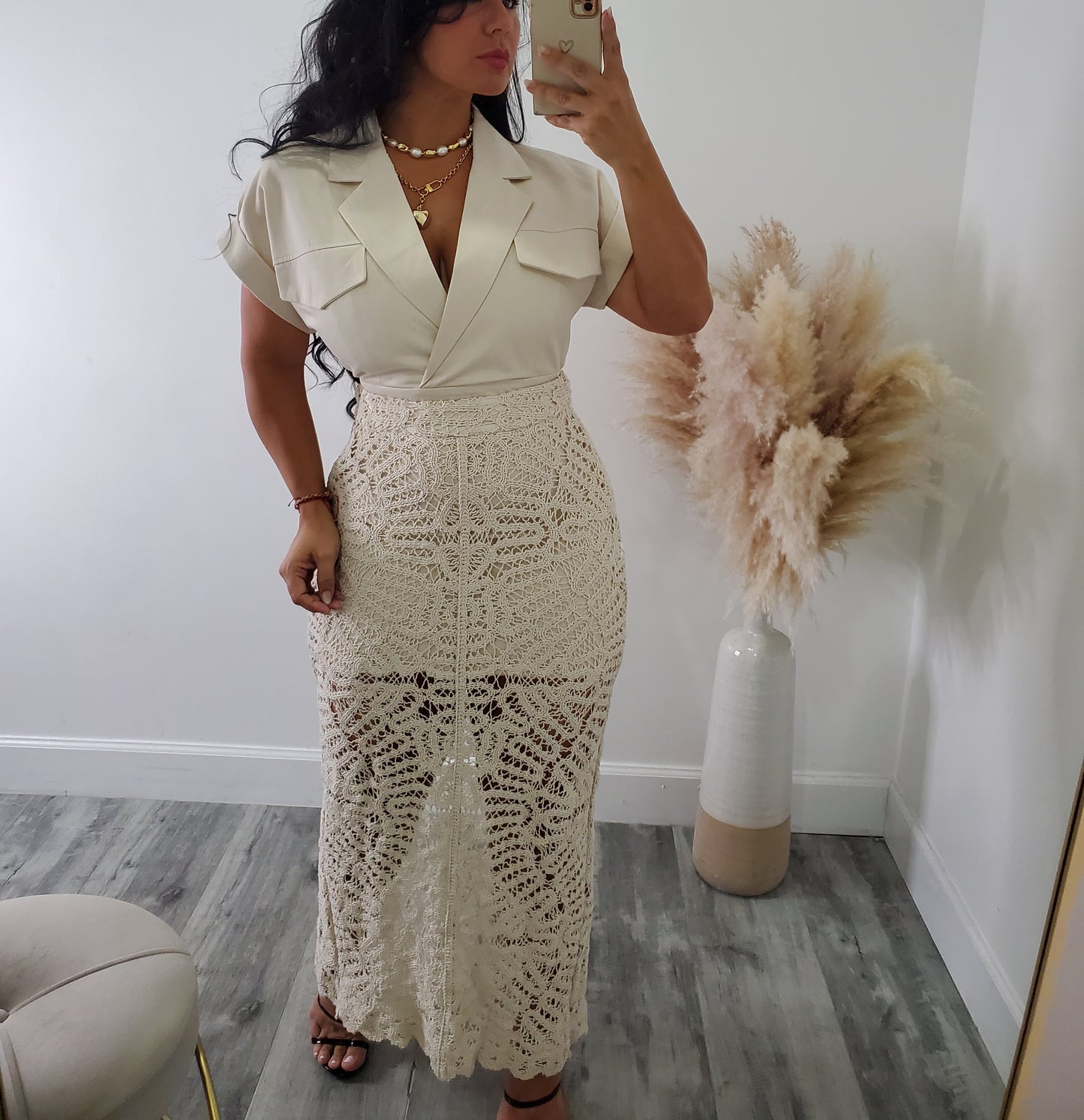 French affair skirt set