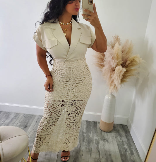 French affair skirt set