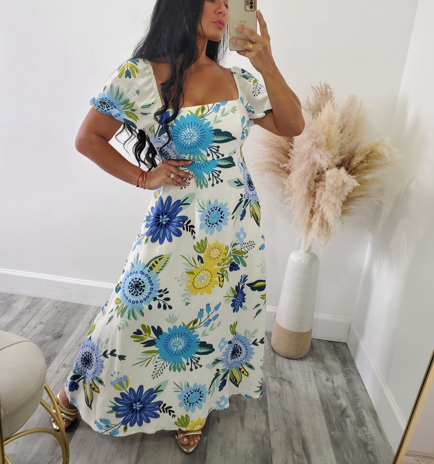 Just a moment maxi dress