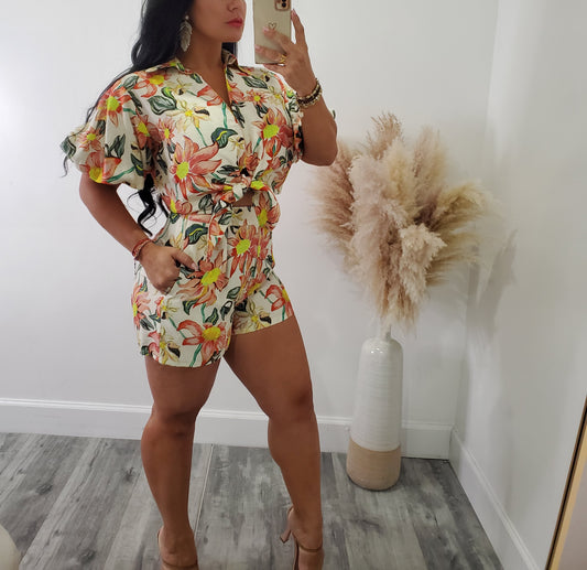 Tropicana short set