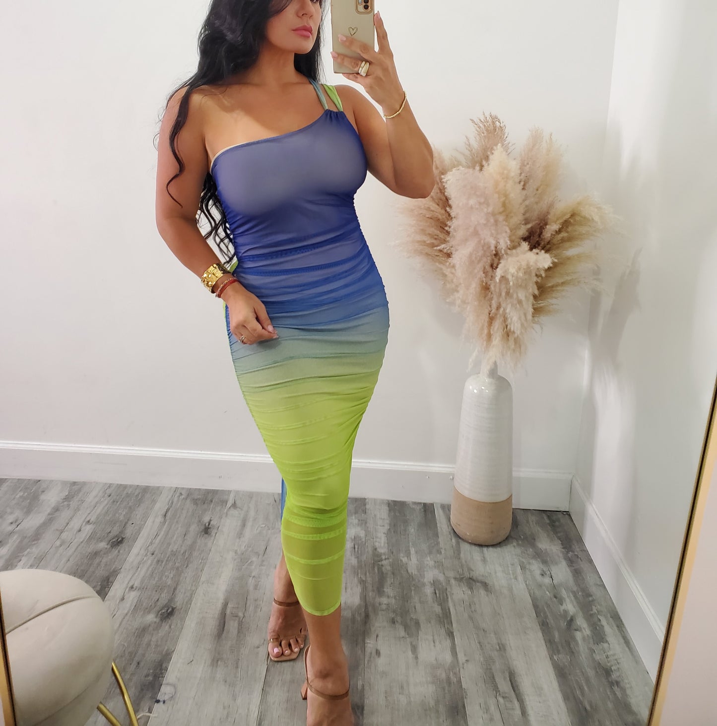 Las olas midi dress
