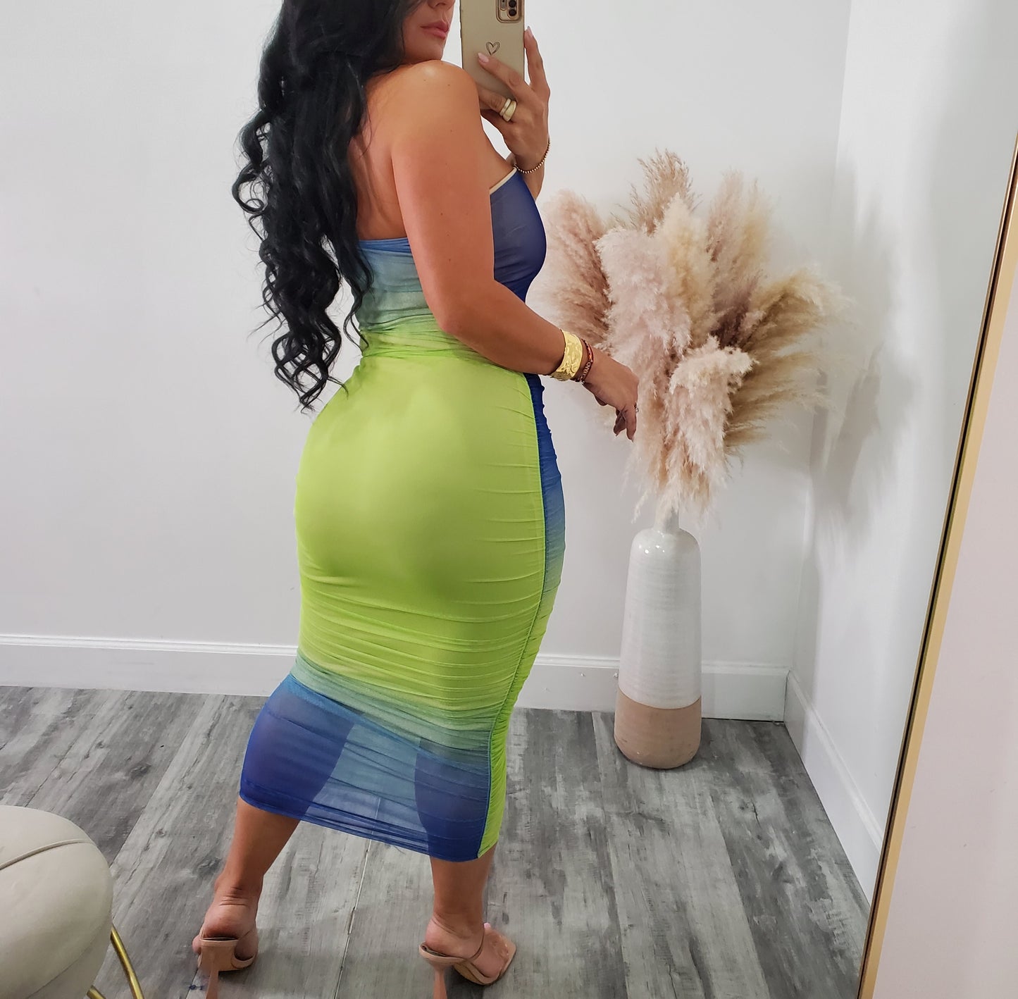 Las olas midi dress
