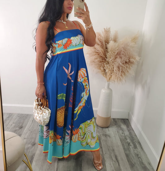 Rome maxi dress