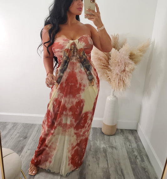 Botanic maxi dress