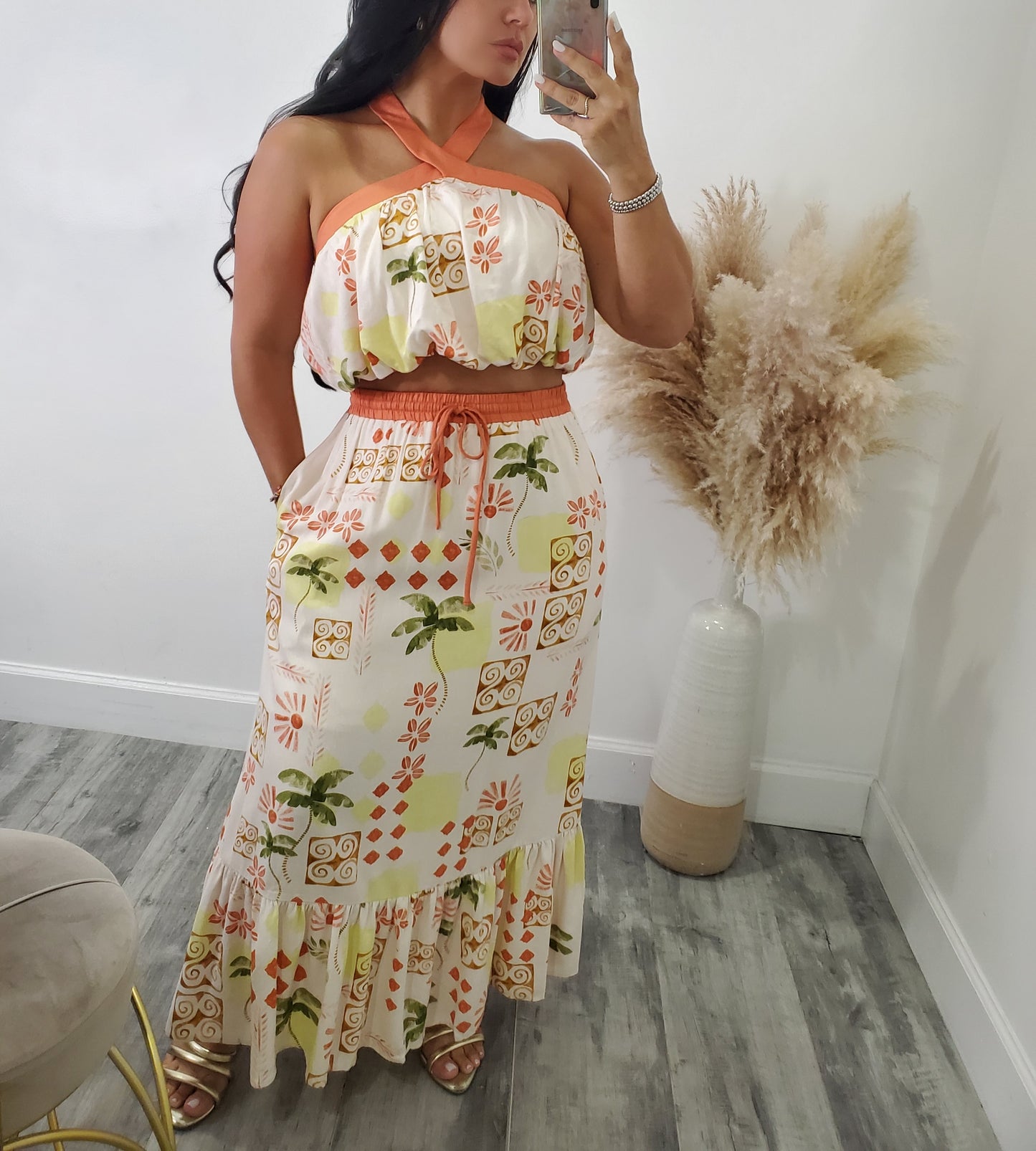 Paradise skirt set