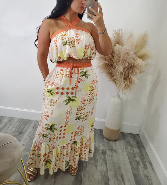 Paradise skirt set