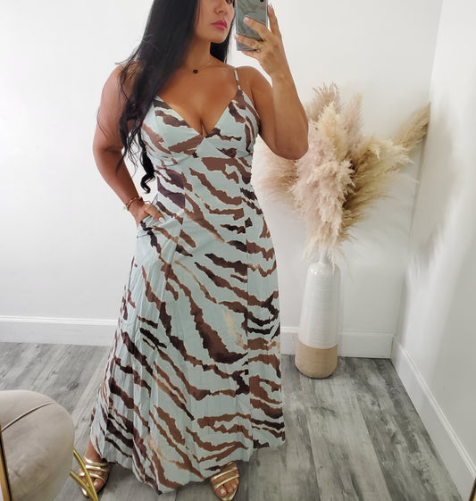 ANIMAL PRINT DRESS