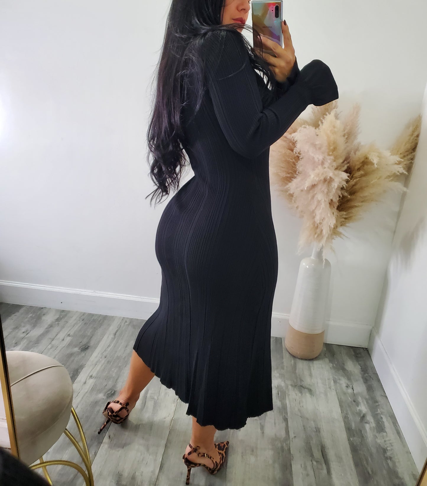 Explosion midi dress