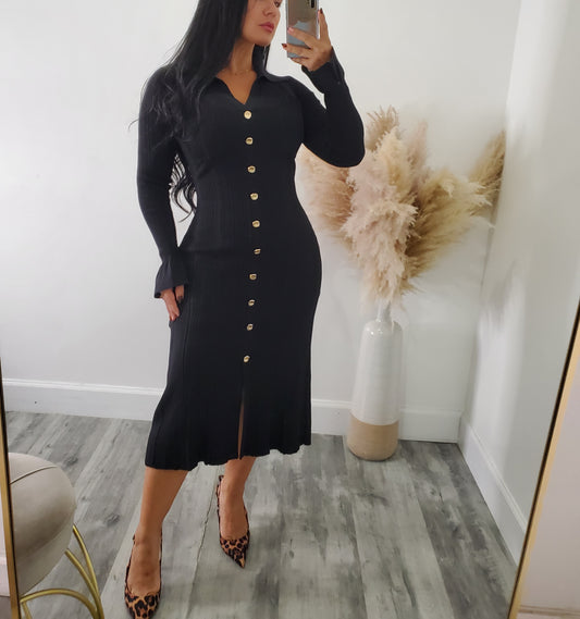 Explosion midi dress