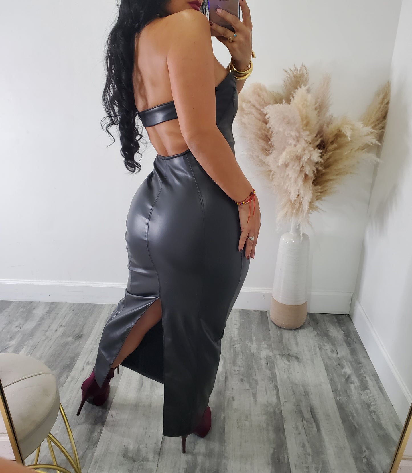 BLACK SIREN MAXI DRESS