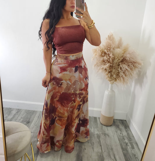 Aura skirt set