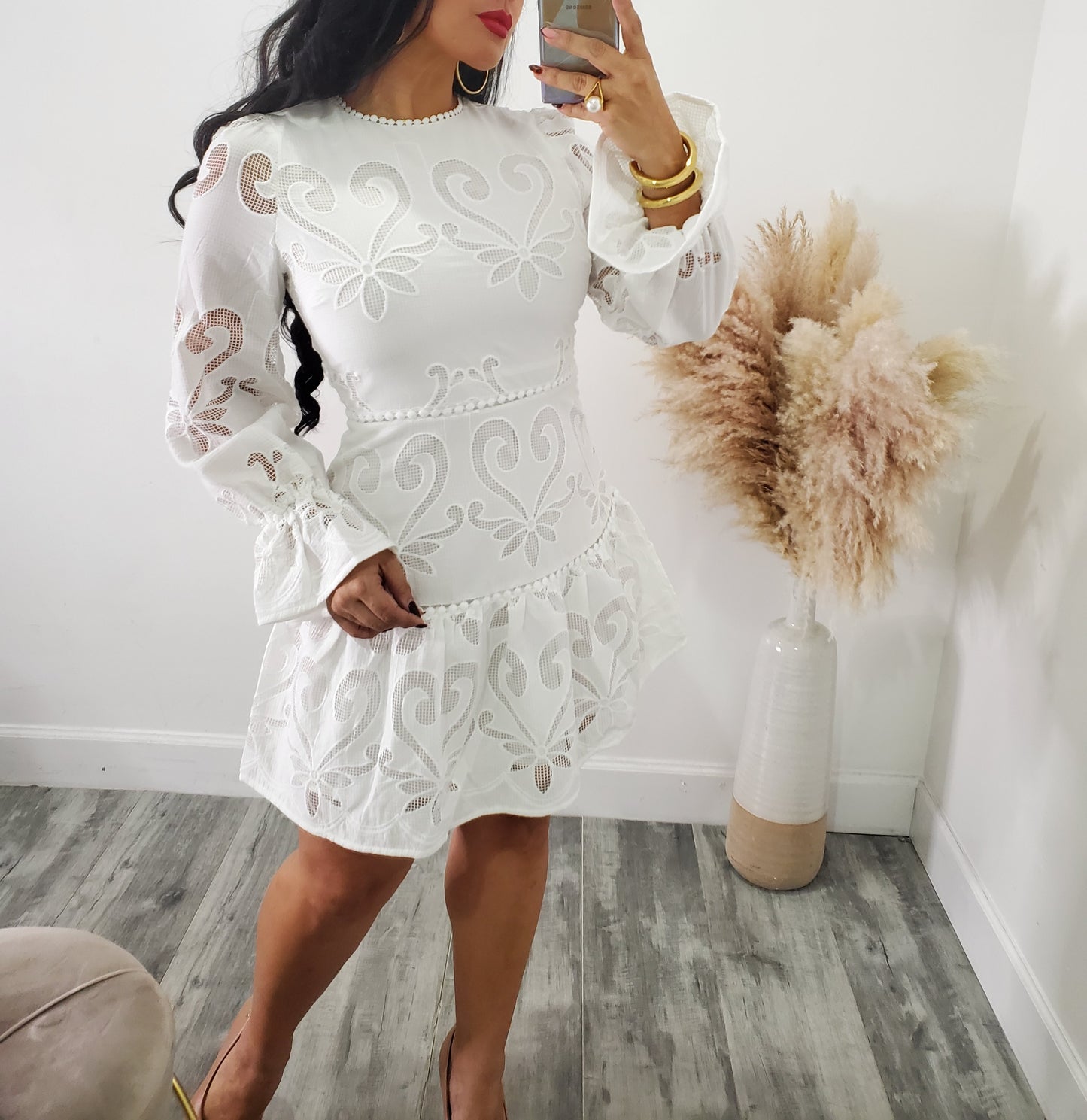 SNOW GRACE MINI DRESS