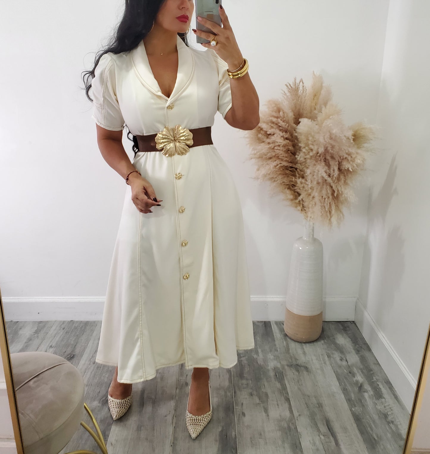 DENIM MAXI DRESS