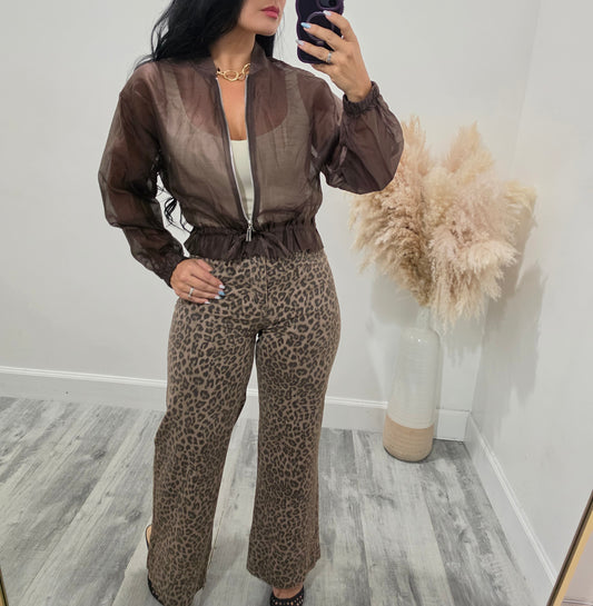 LEOPARD JEANS