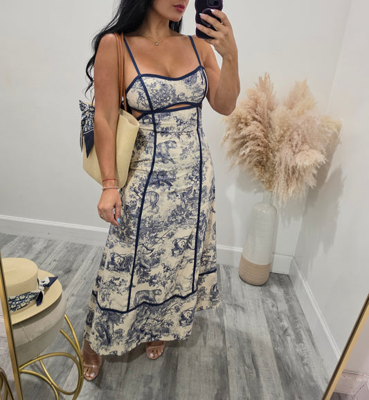 INSPO DR PINT MAXI DRESS