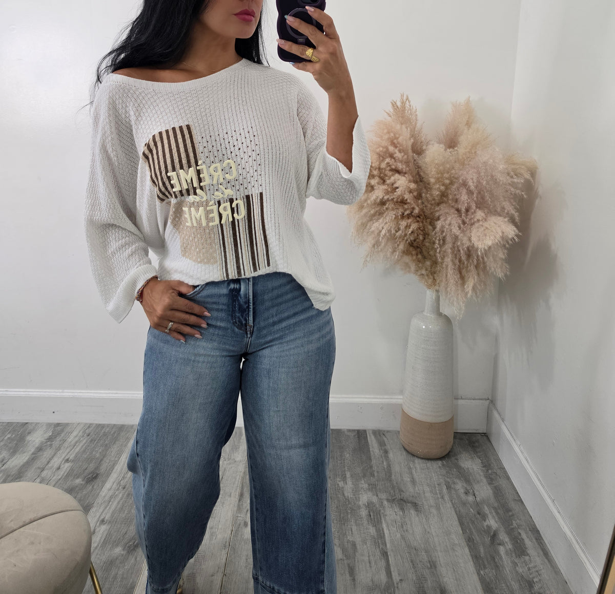 CREME SWEATER