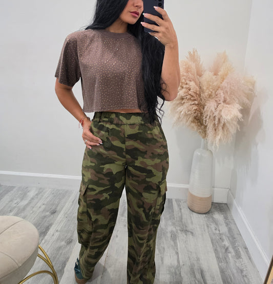 CAMOUFLAGE CARGO PANTS