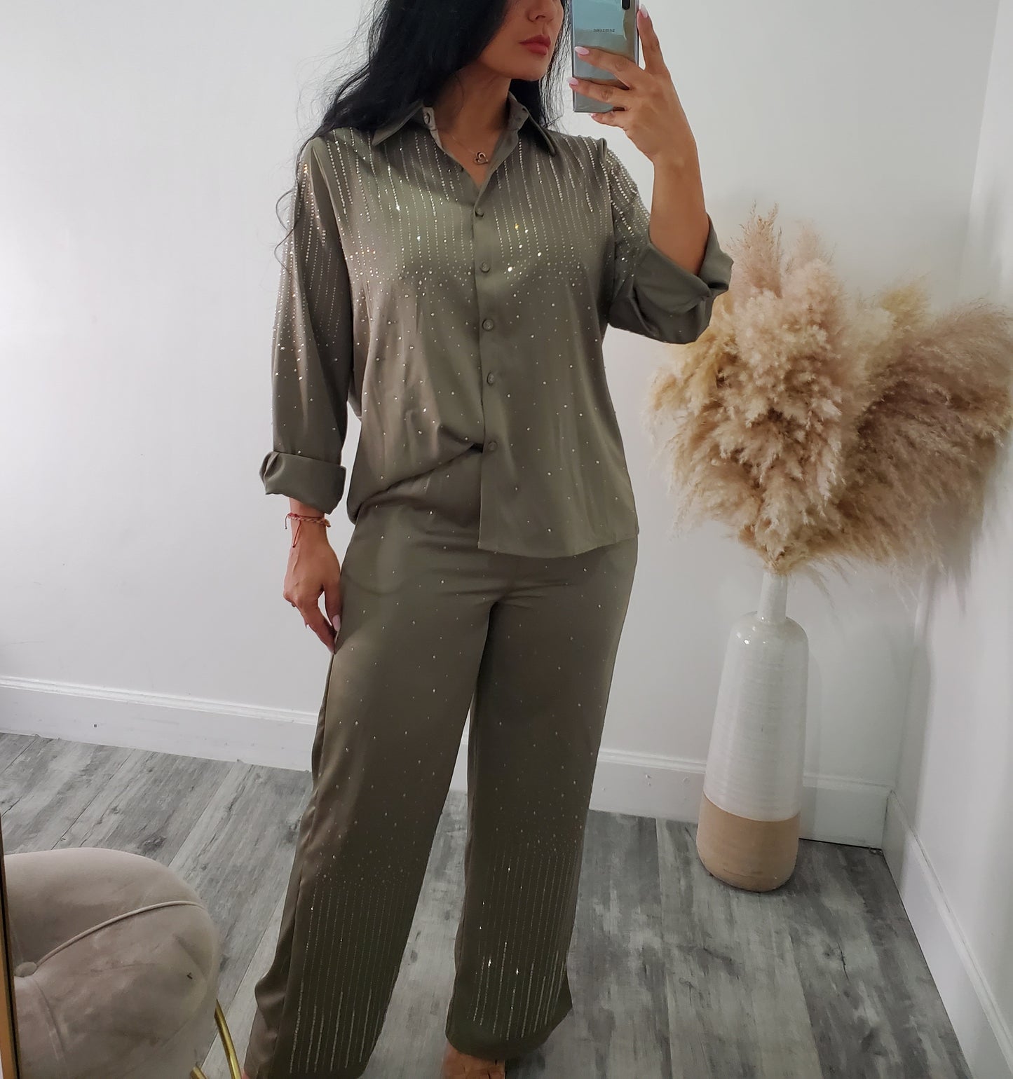 ALL THE ATTENTION PANT SET