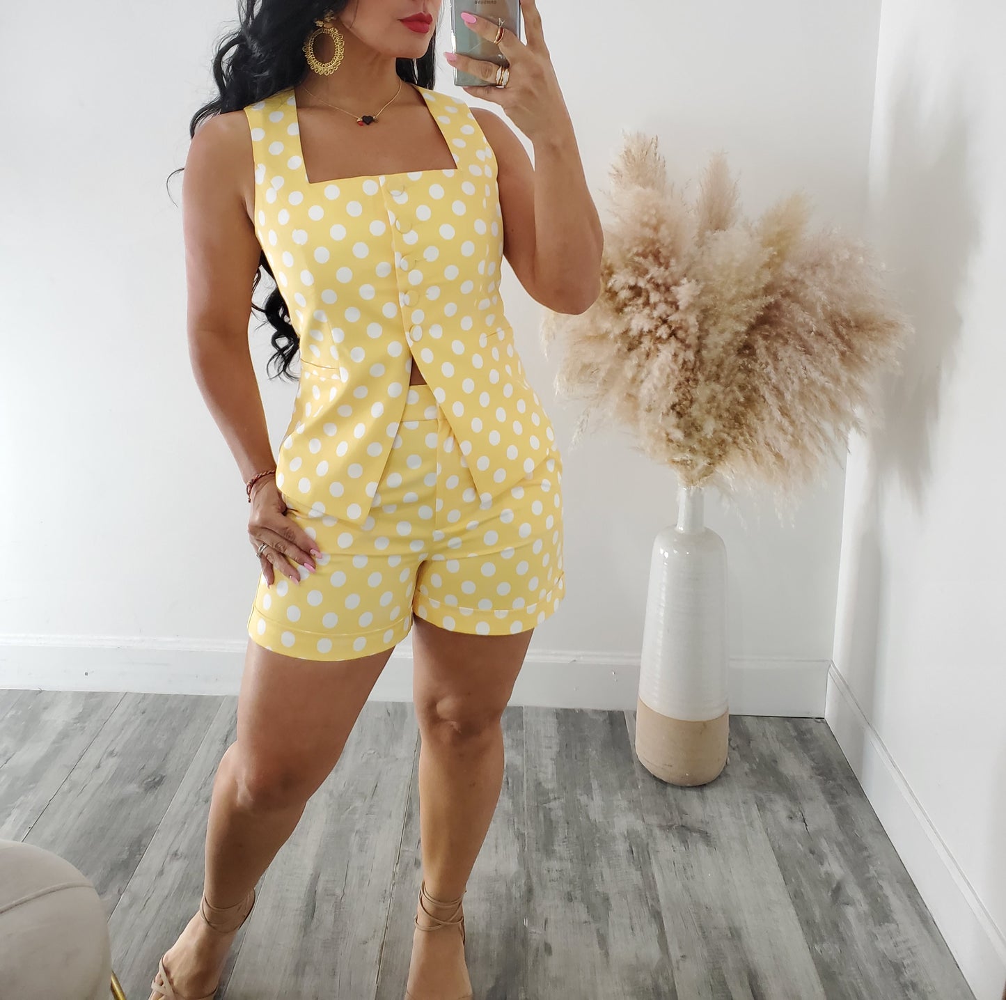 POLKA DOT SHORT SET