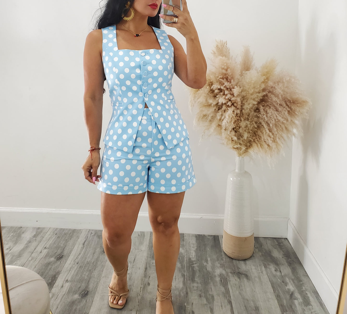 POLKA DOT SHORT SET