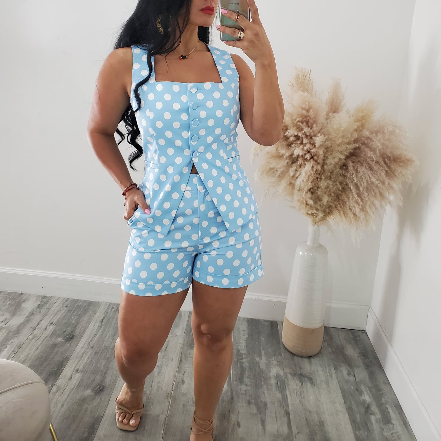 POLKA DOT SHORT SET