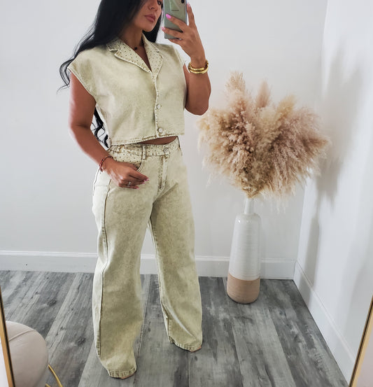 NEVER BEFORE PANT SET