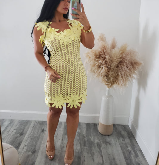 DETAIL FLOR MINI DRESS