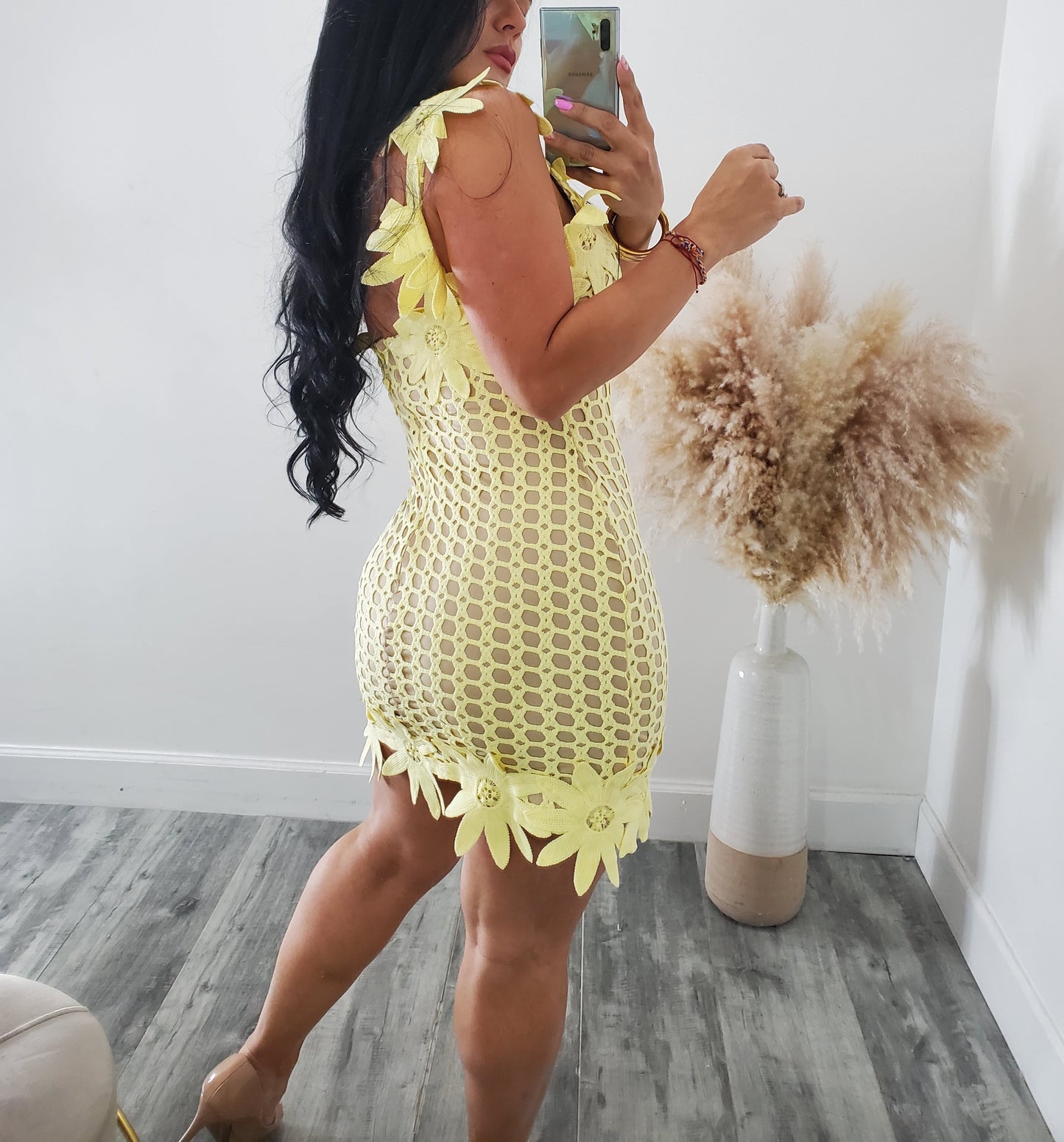 DETAIL FLOR MINI DRESS