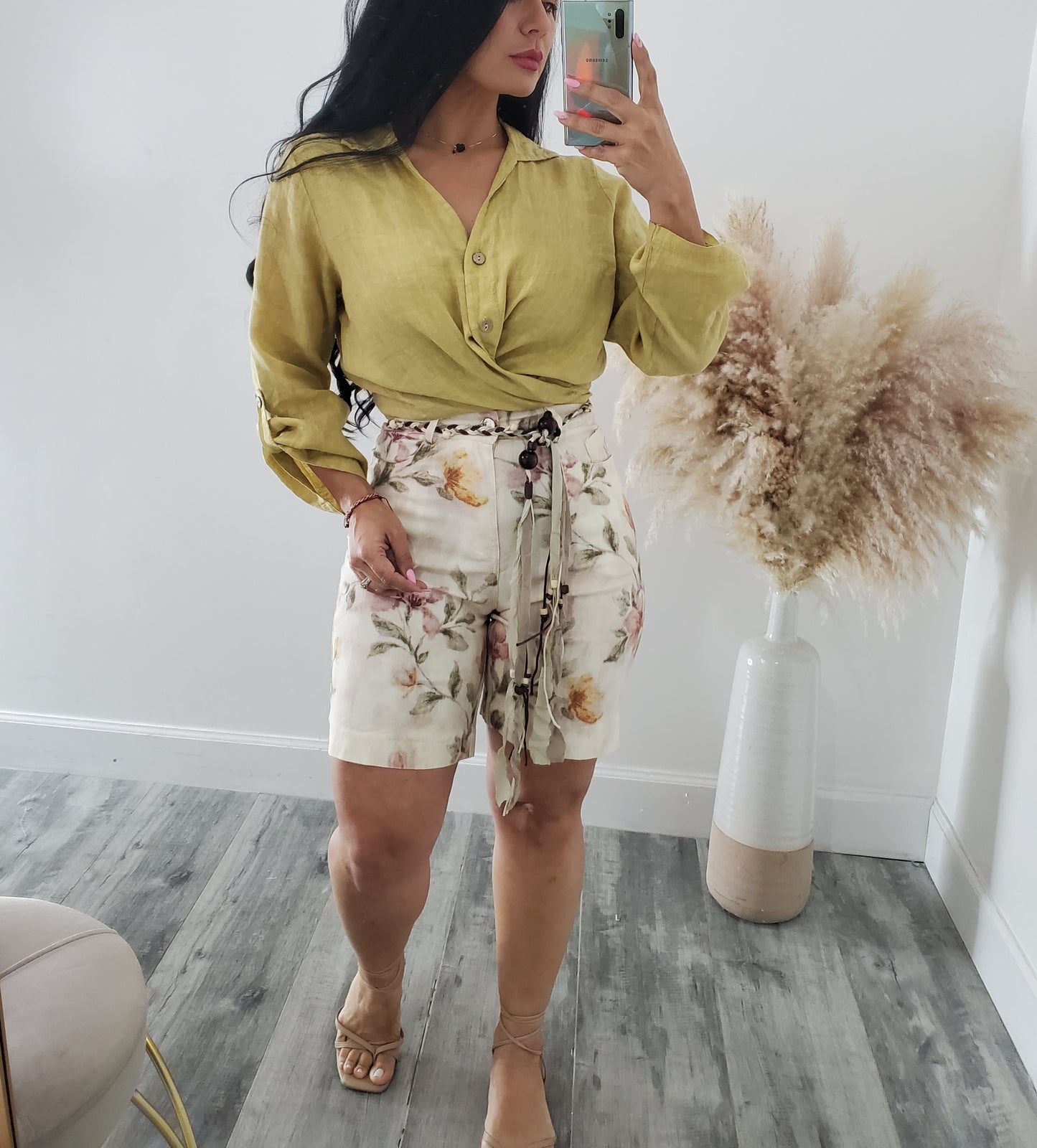 LINO NUDO BLOUSE