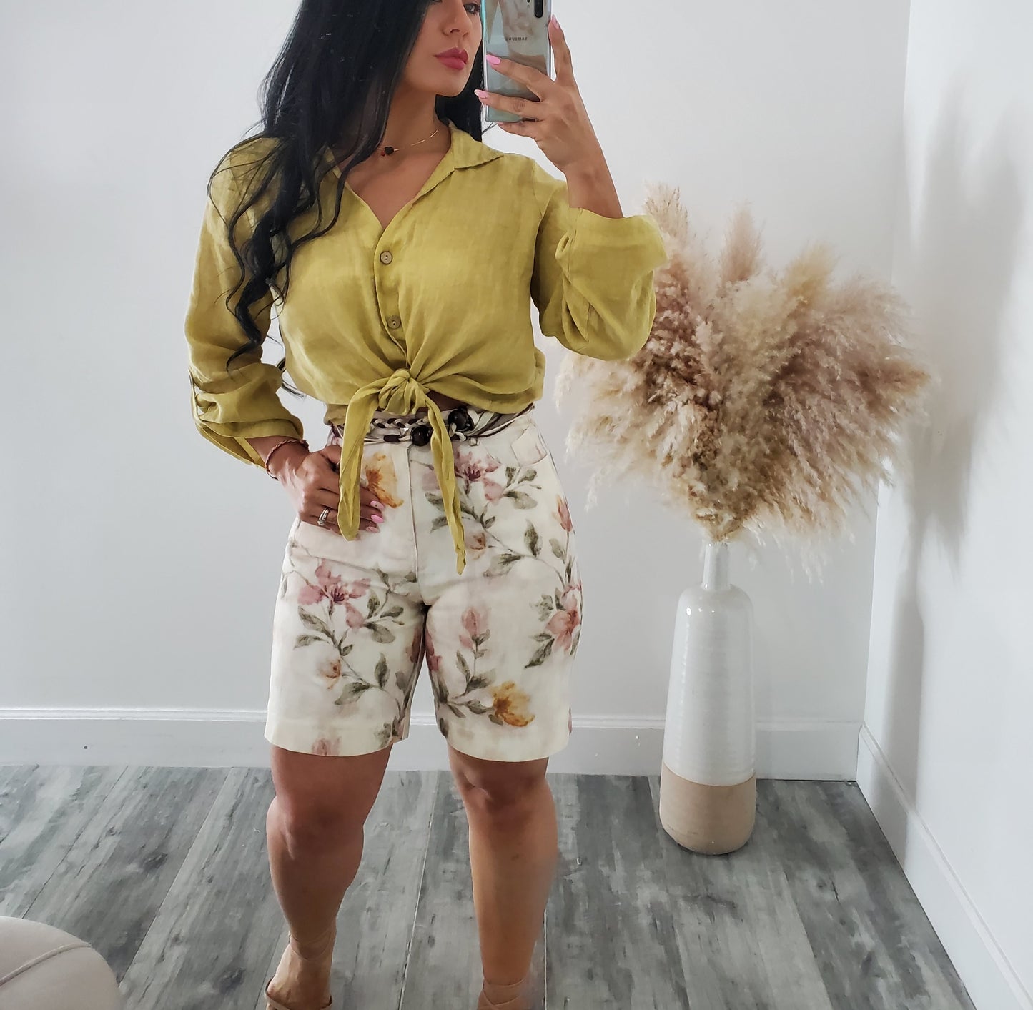 LINO NUDO BLOUSE