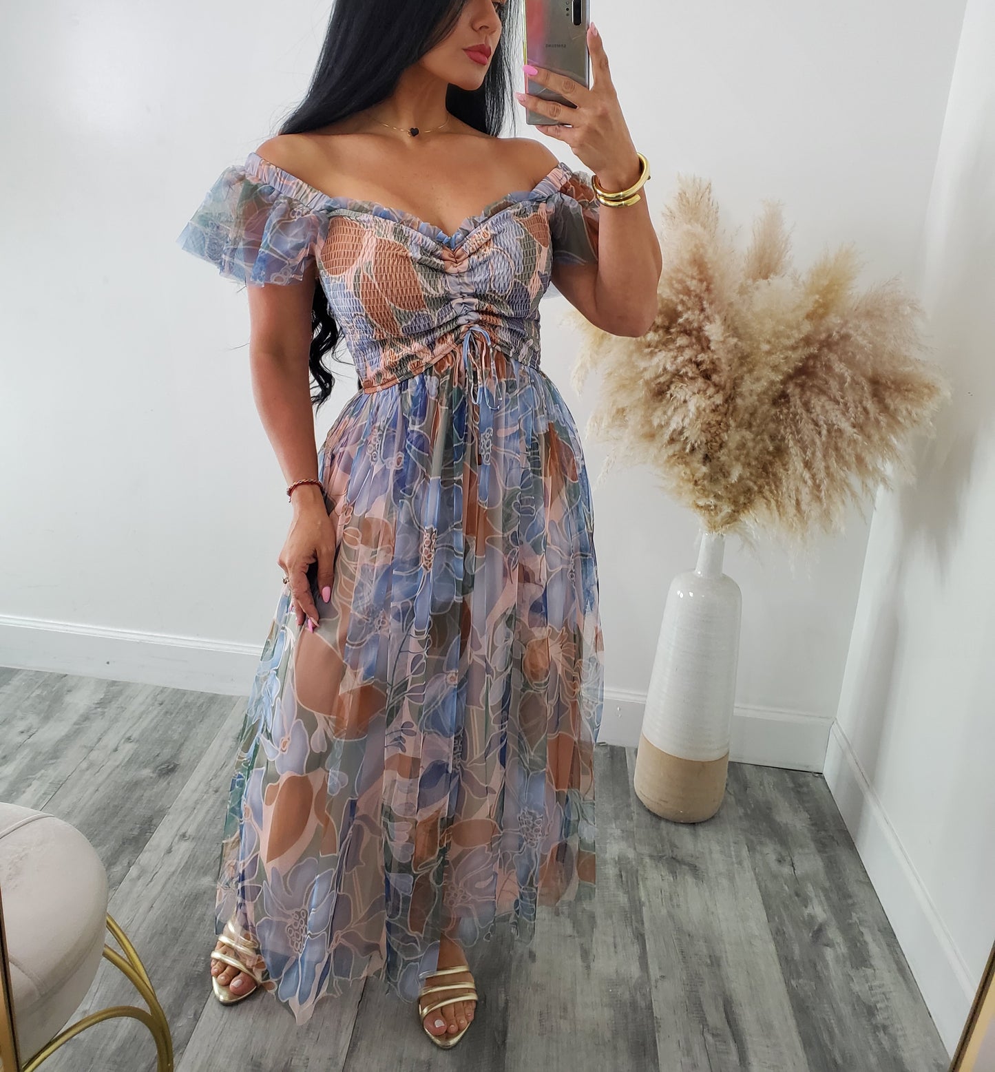 ALINA MIDI DRESS