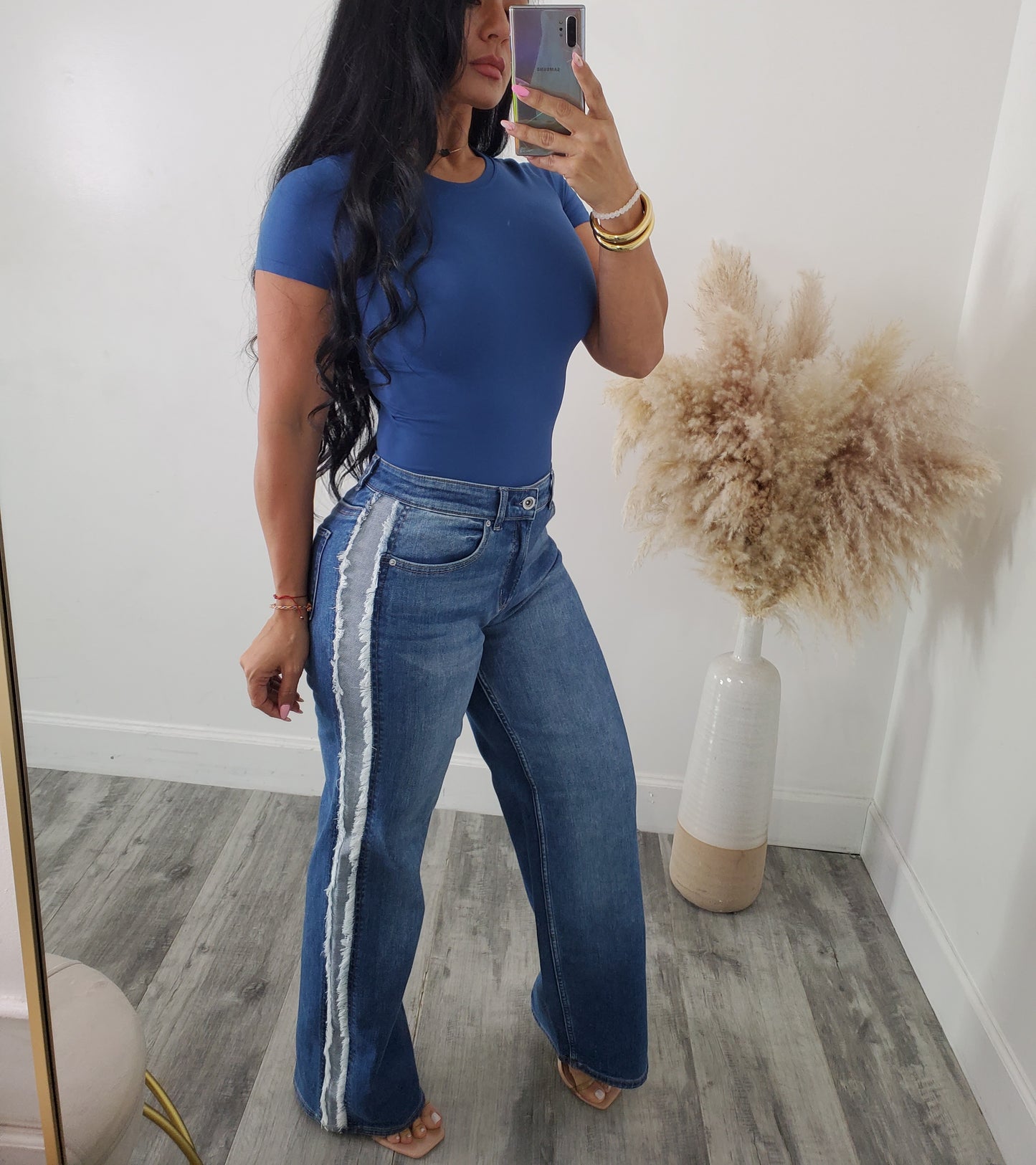 SIDE CONTRAST JEANS