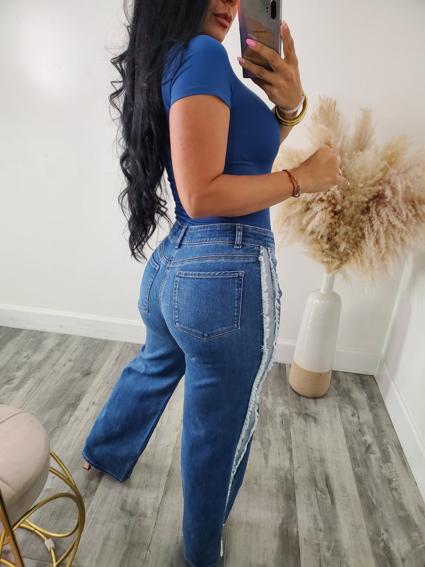 SIDE CONTRAST JEANS