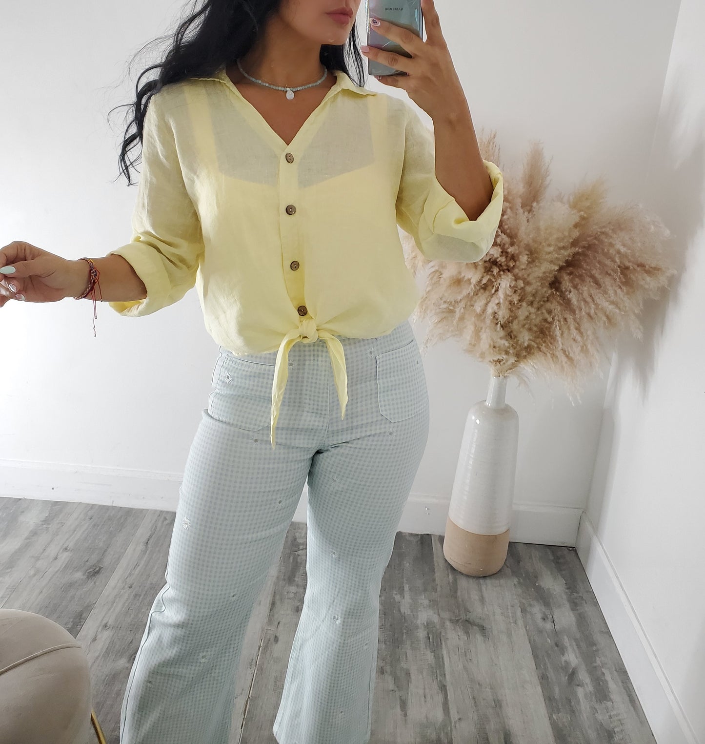 LINO NUDO BLOUSE
