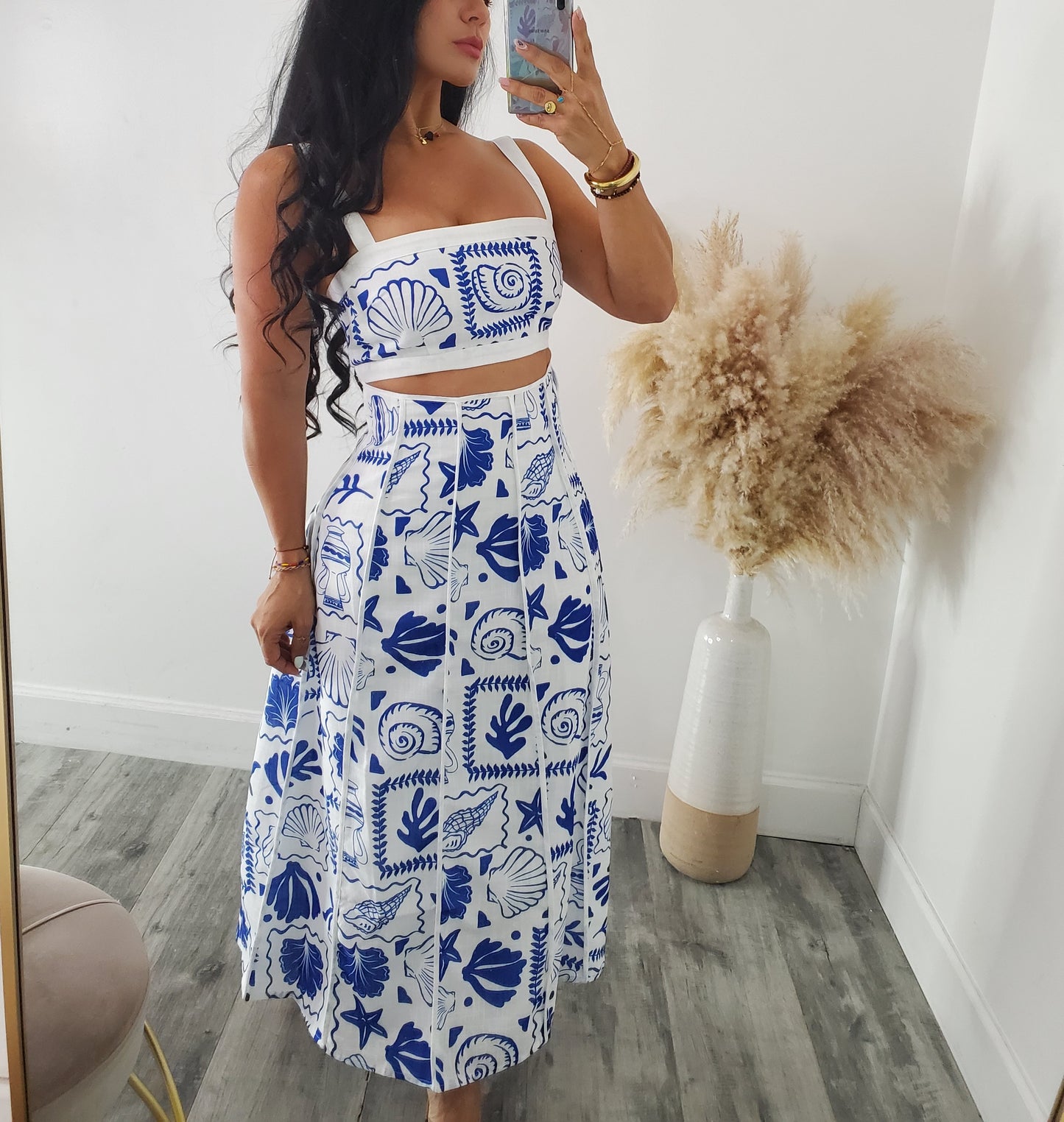OCEAN SKIRT SET