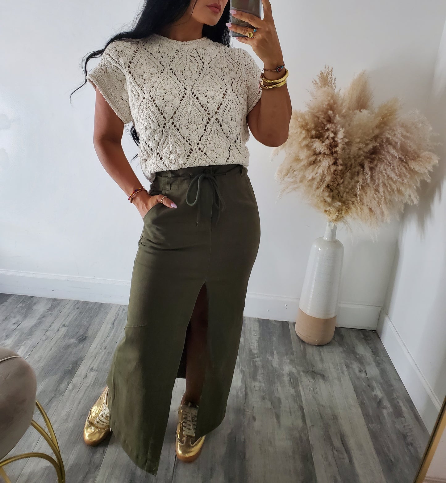 BUGGY MAXI SKIRT